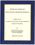 Physician Assistant Educational proposal Feb 25, 1994