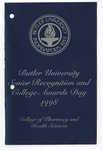 BU Senior Recognition and College Awards Day 1998 cover