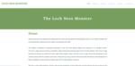 The Loch Ness Monster by Jake Overman, Owen Bullock, Miranda Dehaai, and Rebekah White