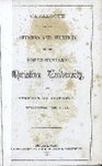 Catalogue of Officers and Students of the North-Western Christian University for Session 1856-1857 by North-Western Christian University and Ovid Butler