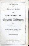 Catalogue of Officers and Students of the North-Western Christian University for Session 1857-1858 by North Western Christian-University and Ovid Butler