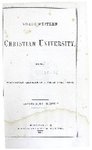 North-Western Christian University, for the Session Ending June 22D. 1866 by North-Western University and Ovid Butler