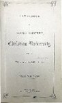 Catalogue of North-Western Christian University, for the Session Ending June 14th, 1870 by North-Western Christian University and Ovid Butler