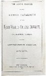 The Annual Register and the Annual and Triennial Catalogues of the North-Western Christian University, for the Seventeenth Session, 1871 - 1872 by North-Western Christian University and Ovid Butler